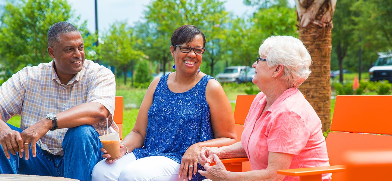 Orange Park Gathering Space in Del Webb Bexley