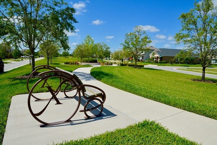 Bexley-Parks-yellow brick-benches