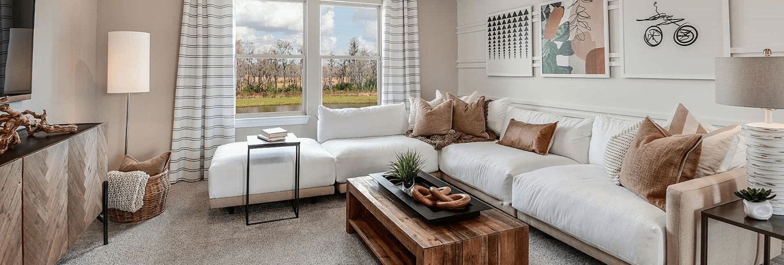 Bonus room in the Pulte homes Driftwood model in Bexley.