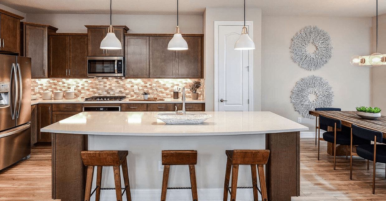 Kitchen in Pulte's Driftwood model home in Bexley.