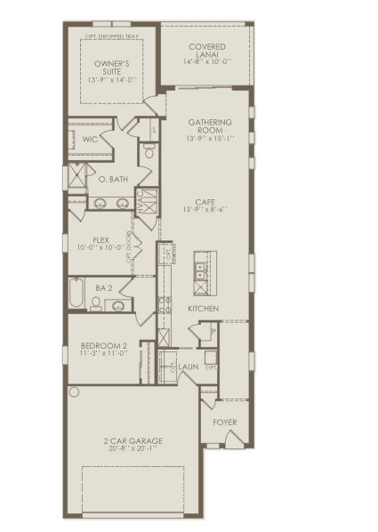 Del Webb-Pulte-Hallmark floor plan