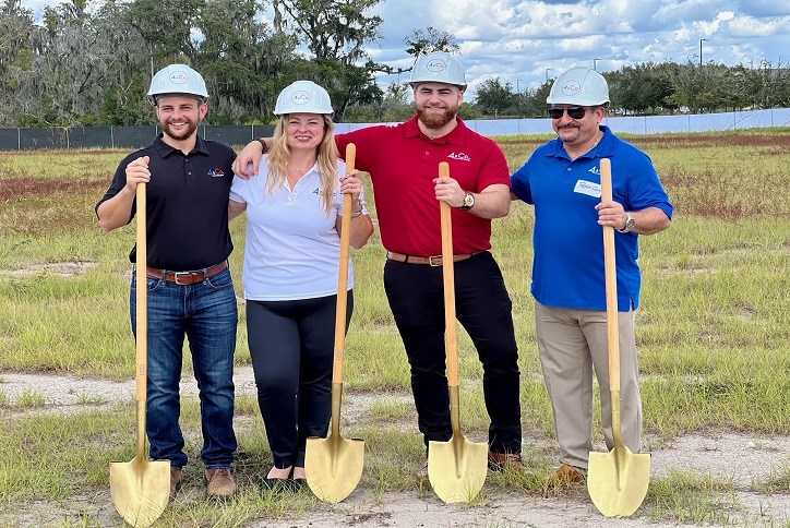 Groundbreaking of 4 & Co. coworking space in Bexley Land O Lakes, FL