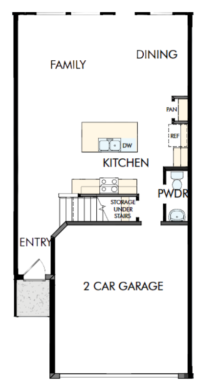 Bingley II Townhome-First Floor