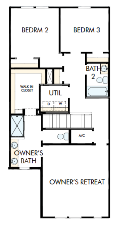 Bingley II Townhome-Second Floor