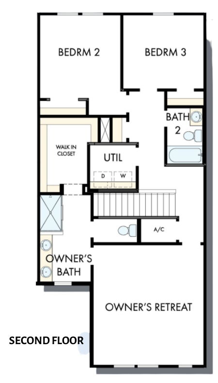 Magbee Townhome-Second Floor