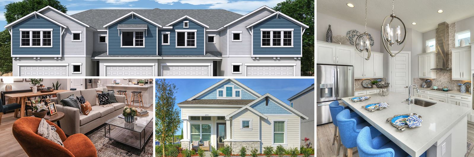 Collage of townhomes and final opportunities in Bexley