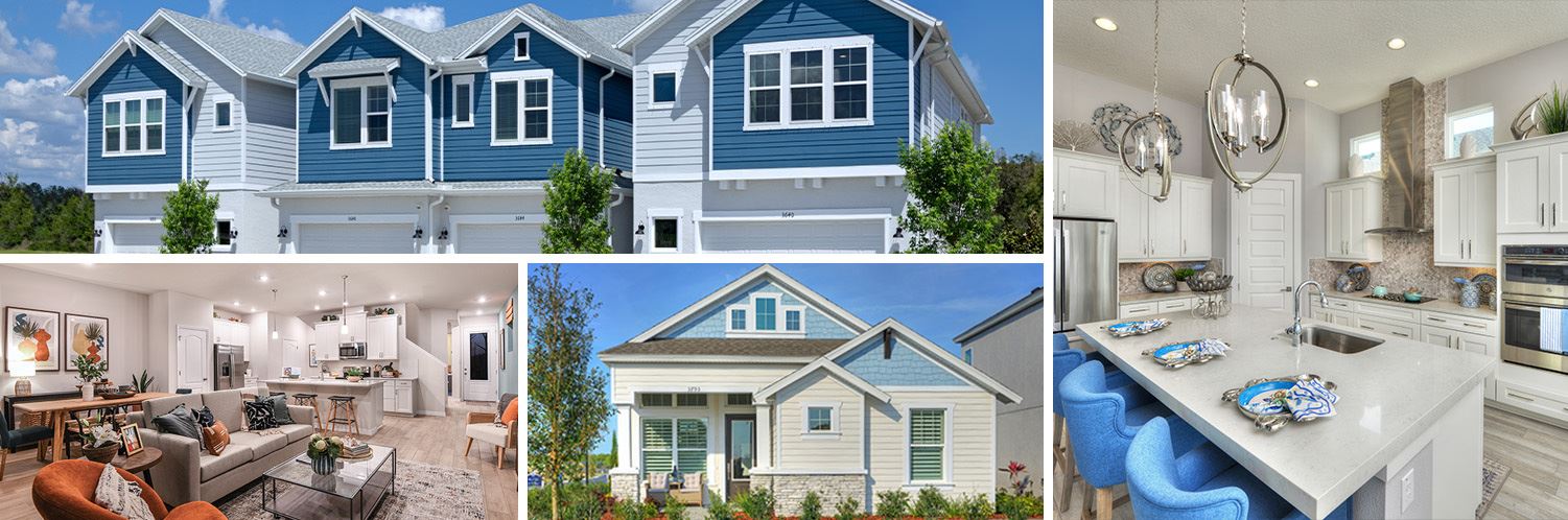 Collage of images in Bexley, new homes in Land O Lakes