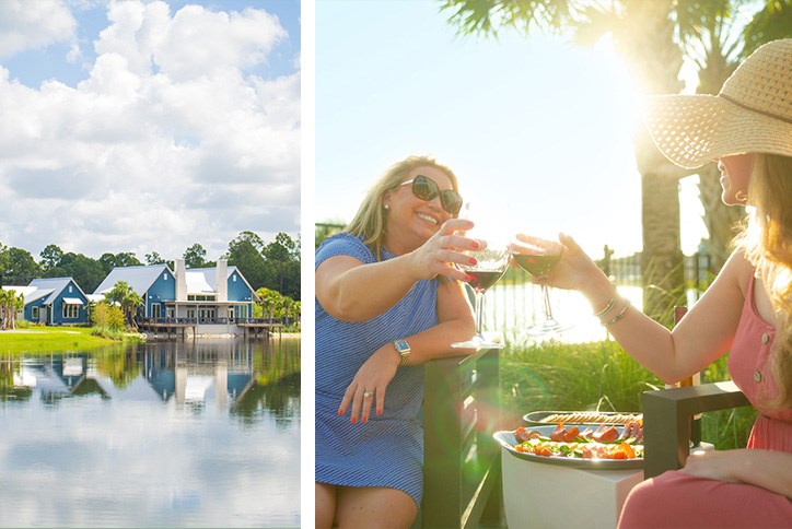 Residents enjoying Bexley community in Land O'Lakes, Florida