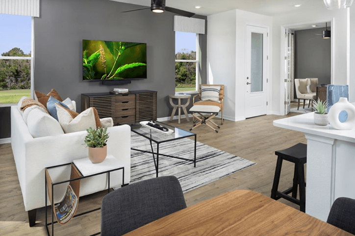 Family room, Bingley Townhome, Bexley