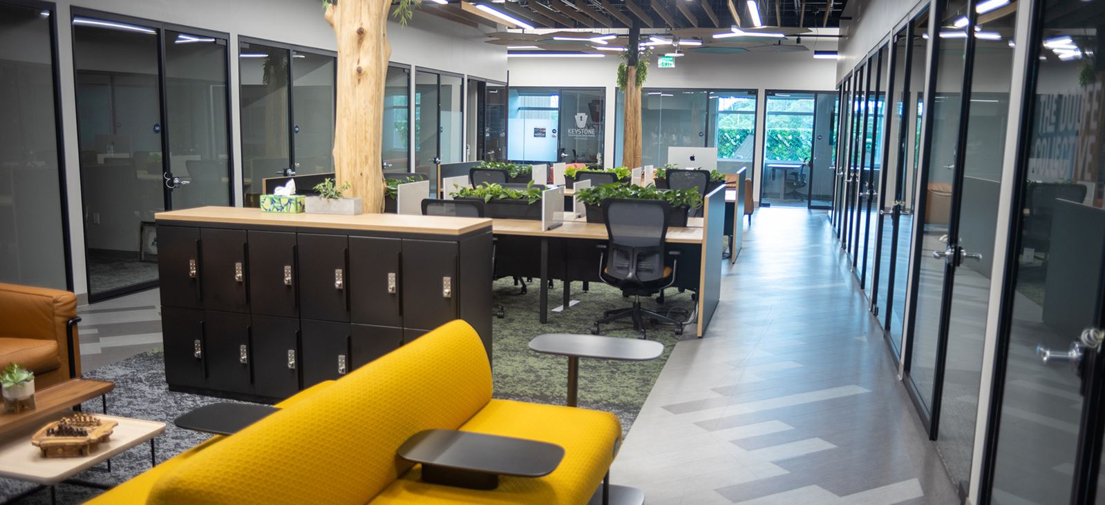 Interior of 4&Co. co-working space in Bexley, Land O'Lakes